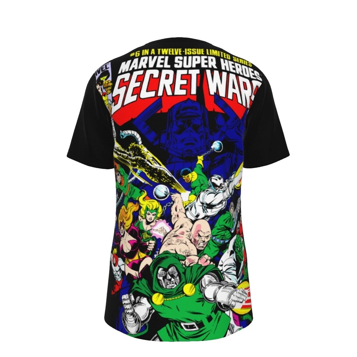 SECRET WARS 6 ALL OVER PRINT SHIRT AND TANK