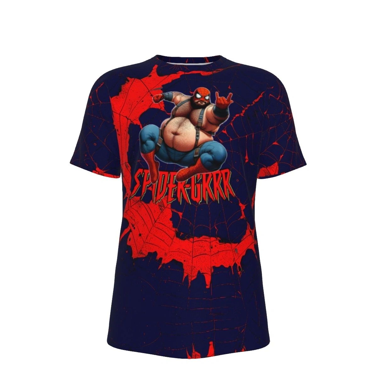 SPIDER-GRRR ALL OVER PRINT SHIRT AND TANK -OF THE SUPERGRRRS SERIES