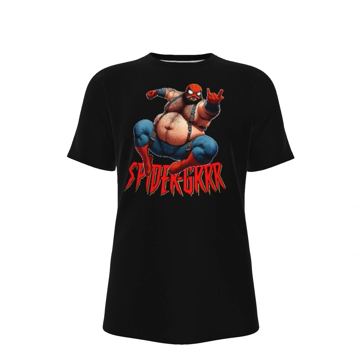 SPIDER-GRRR ALL OVER PRINT SHIRT AND TANK -OF THE SUPERGRRRS SERIES