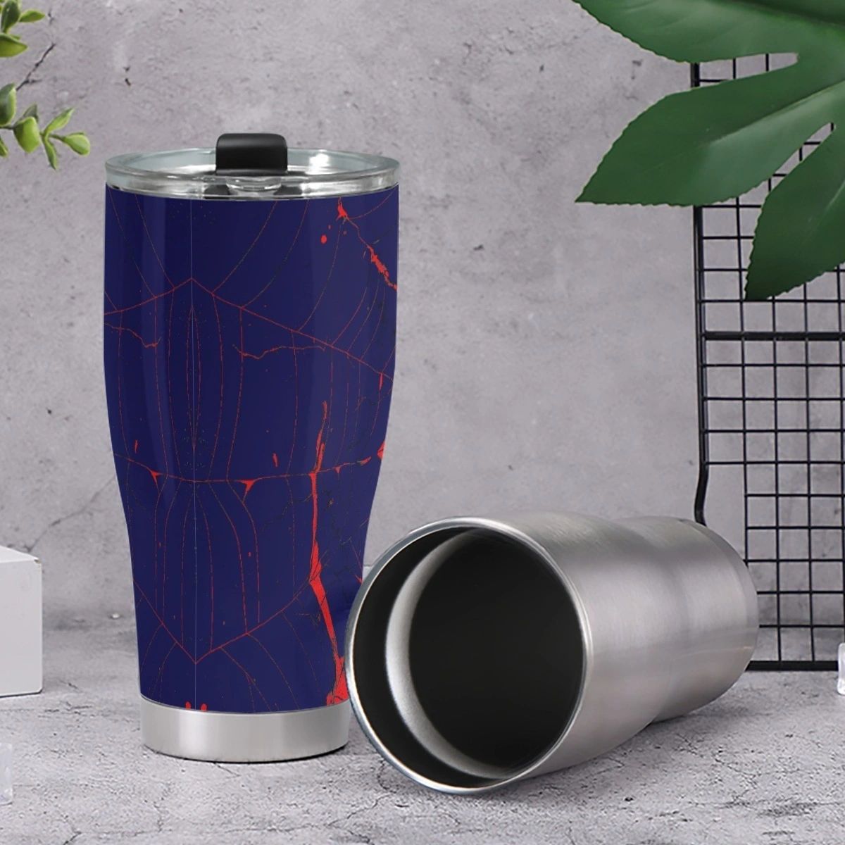 SPIDER-GRRR STAINLESS STEEL TUMBLER
