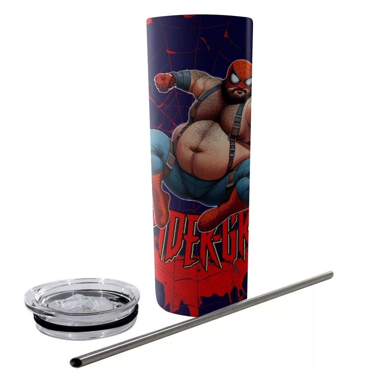 SPIDER-GRRR STAINLESS STEEL TUMBLER