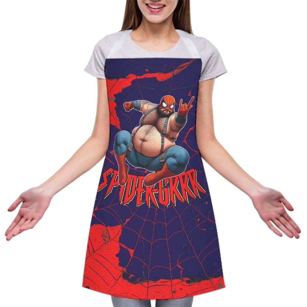 SPIDER-GRRR APRON -OF THE SUPERGRRRRs SERIES