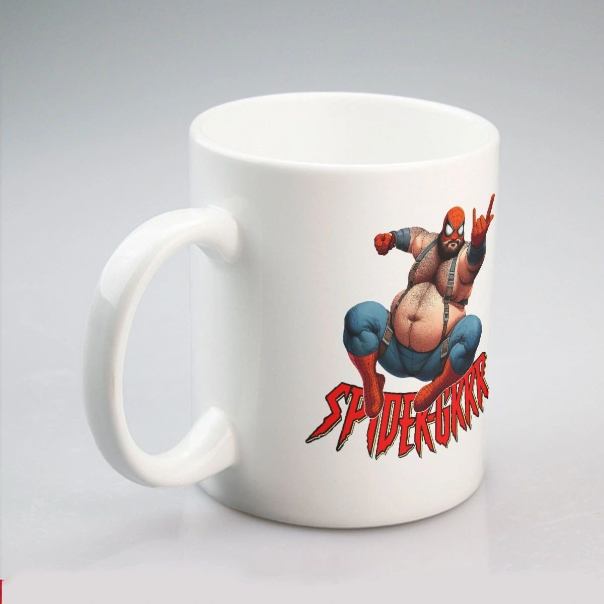 SPIDER-GRRR COFFEE MUG -OF THE SUPERGRRRRs SERIES