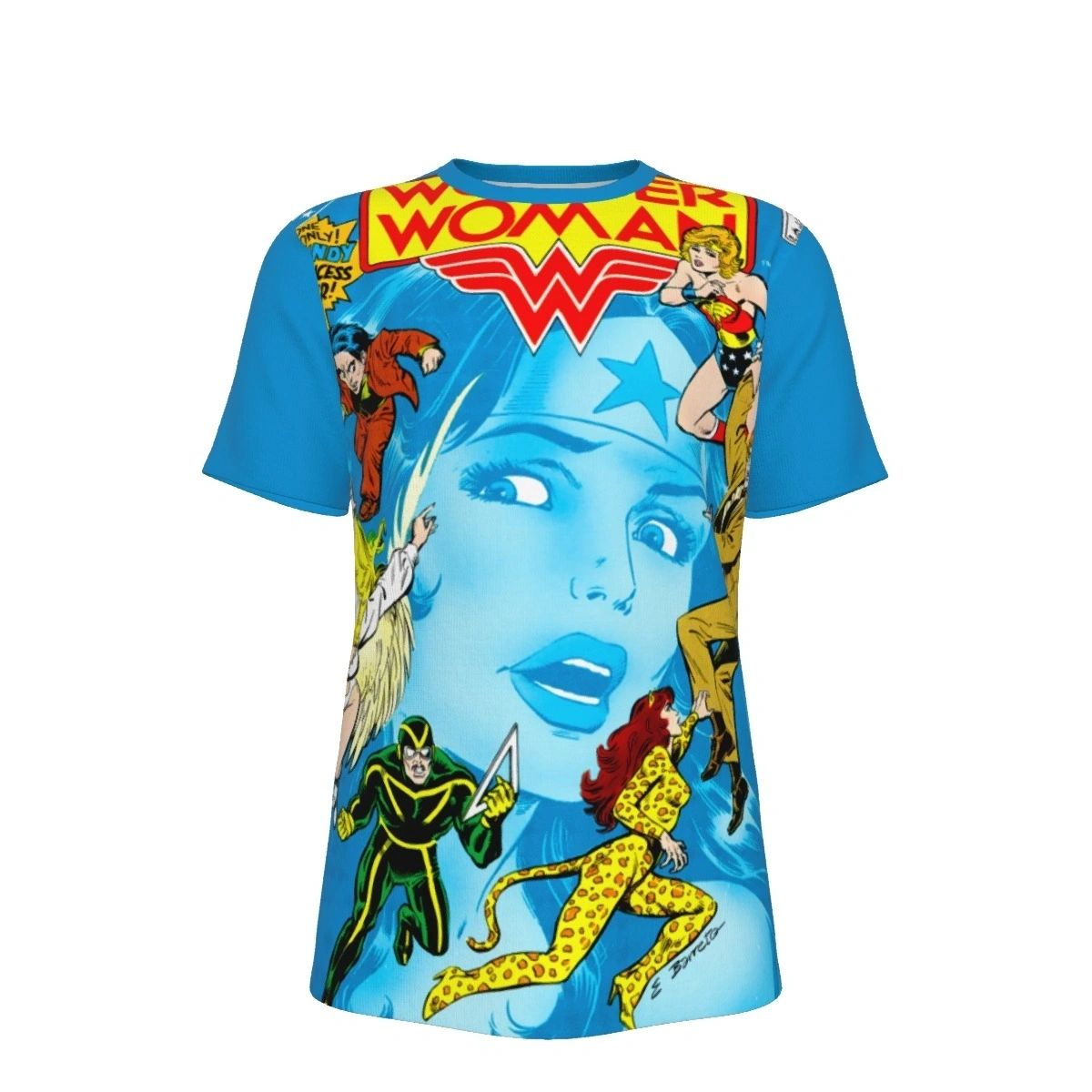 WONDER WOMAN 323 ALL OVER PRINT SHIRT AND TANK