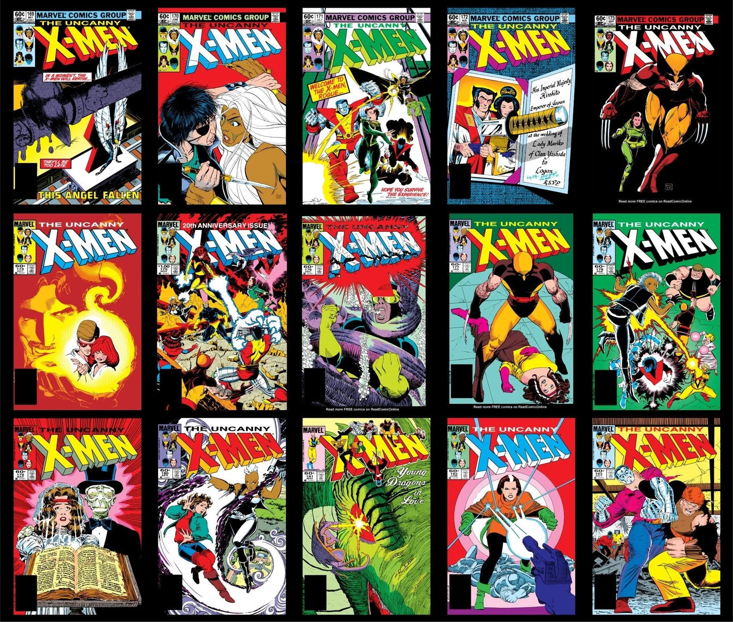 XMEN VOLUME 1 COVERS (YOUR CHOICE)