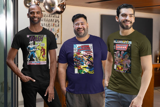 YOUR CHOICE OF COMIC COVER ON COTTON (READ LISTING)
