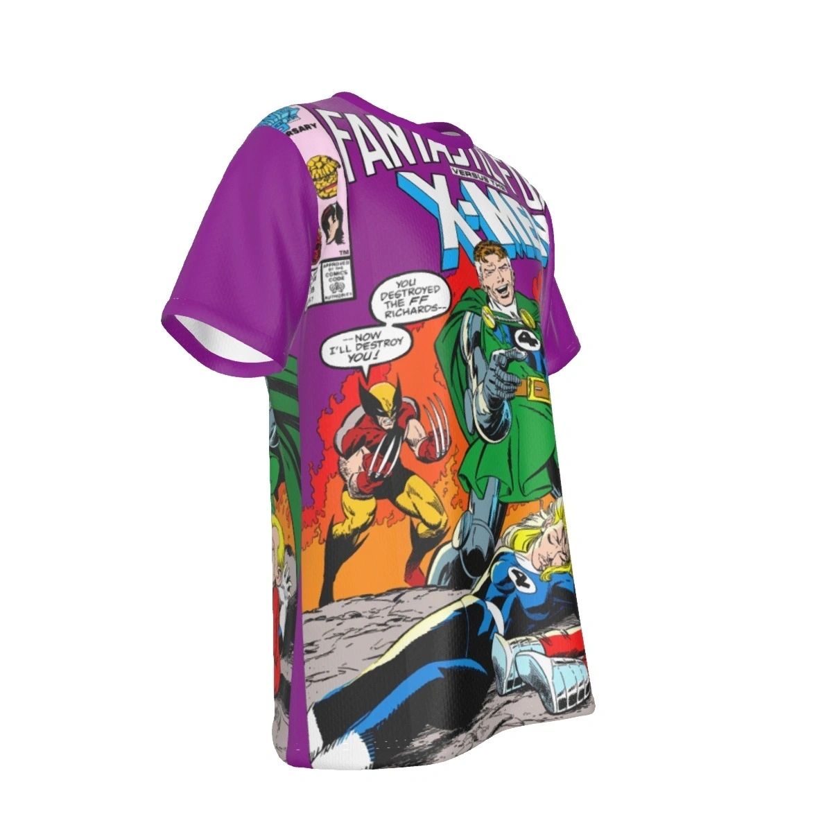 FANTASTIC FOUR VS XMEN 1 ALL OVER PRINT SHIRT AND TANK - SECRET SALE