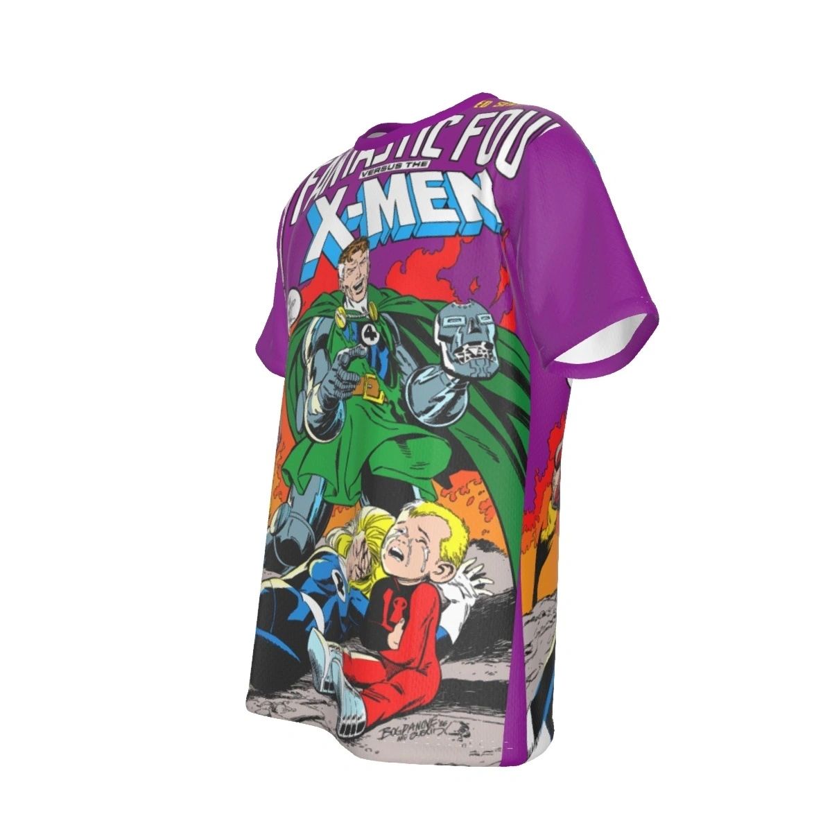 FANTASTIC FOUR VS XMEN 1 ALL OVER PRINT SHIRT AND TANK - SECRET SALE