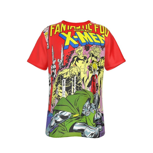 FANTASTIC FOUR VS XMEN 4 ALL OVER PRINT SHIRT AND TANK - SECRET SALE