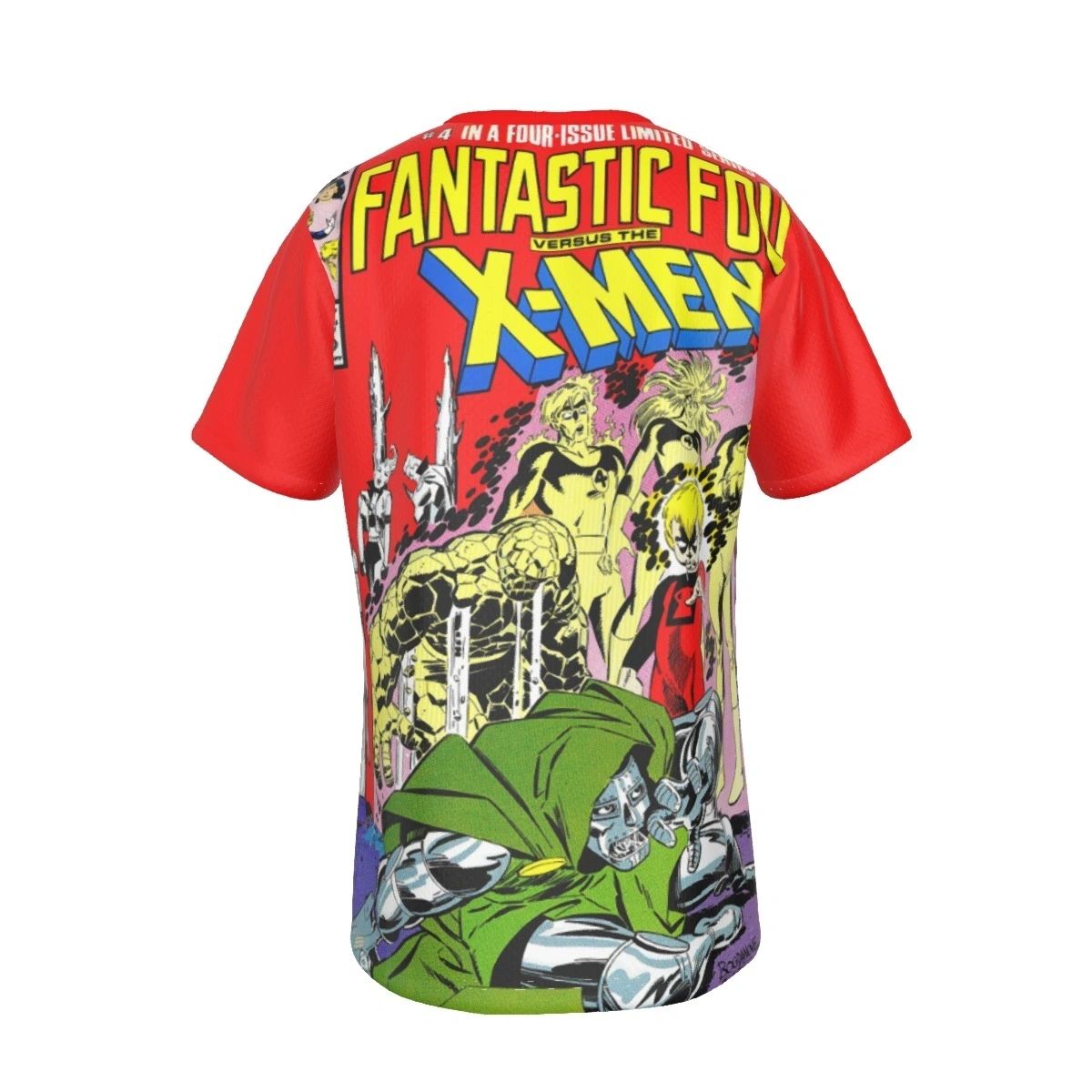 FANTASTIC FOUR VS XMEN 4 ALL OVER PRINT SHIRT AND TANK - SECRET SALE