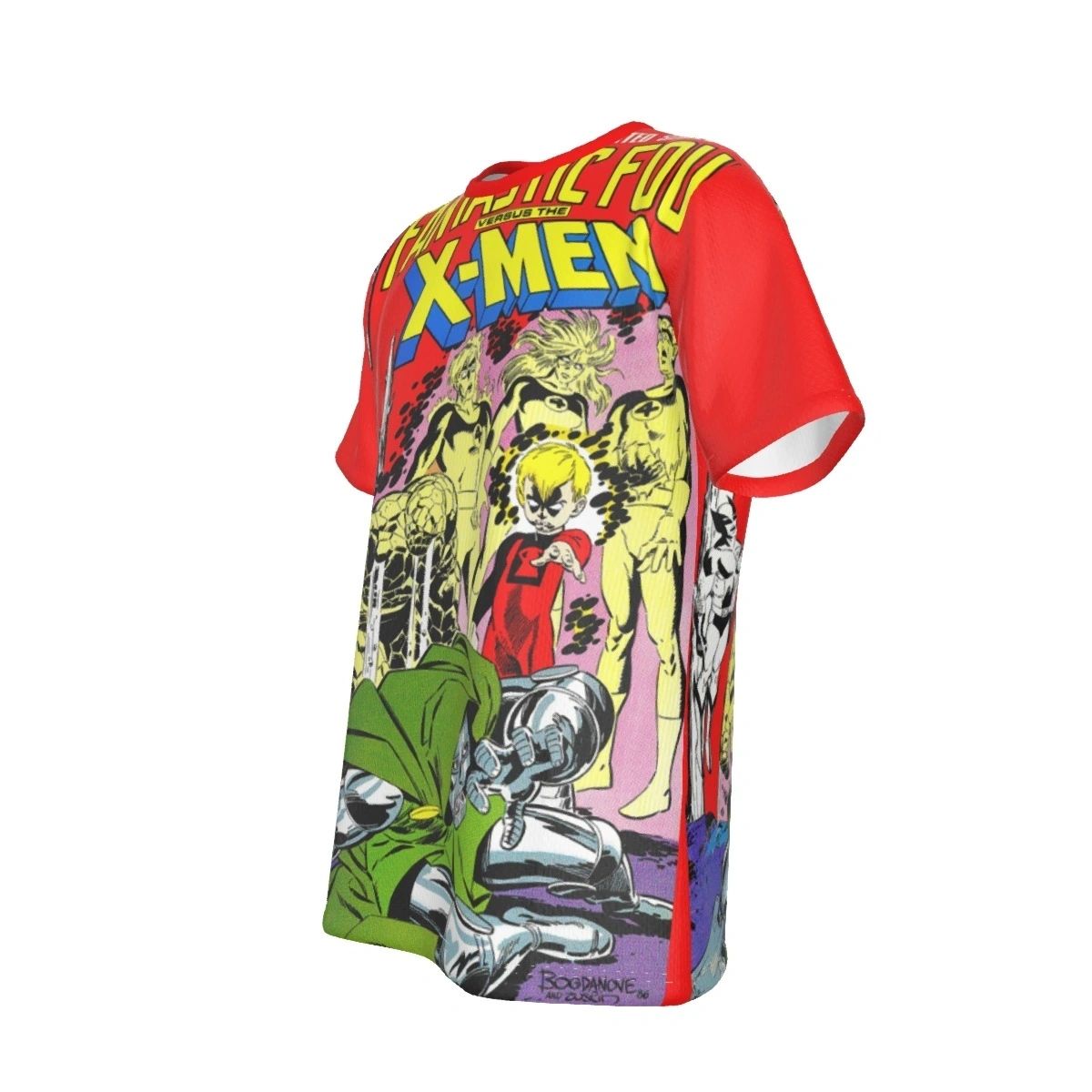 FANTASTIC FOUR VS XMEN 4 ALL OVER PRINT SHIRT AND TANK - SECRET SALE