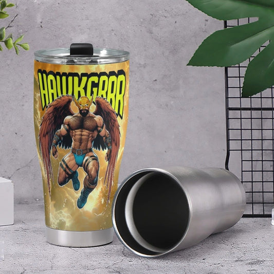 HAWK-GRRR STAINLESS STEEL TUMBLER