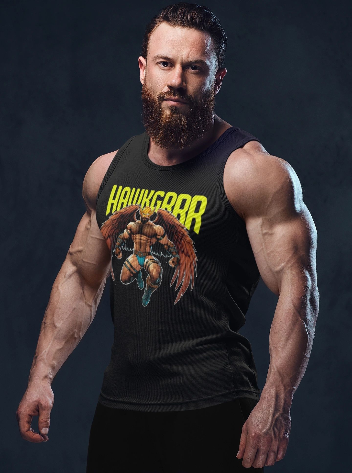 HAWK-GRRR OF THE SUPERGRRRS SERIES ON COTTON