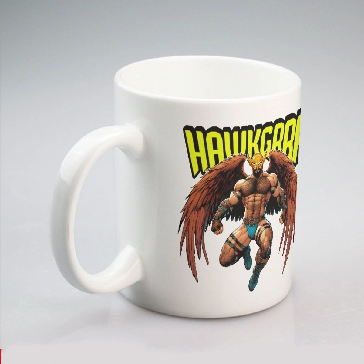 HAWK-GRRR COFFEE MUG -OF THE SUPERGRRRRs SERIES