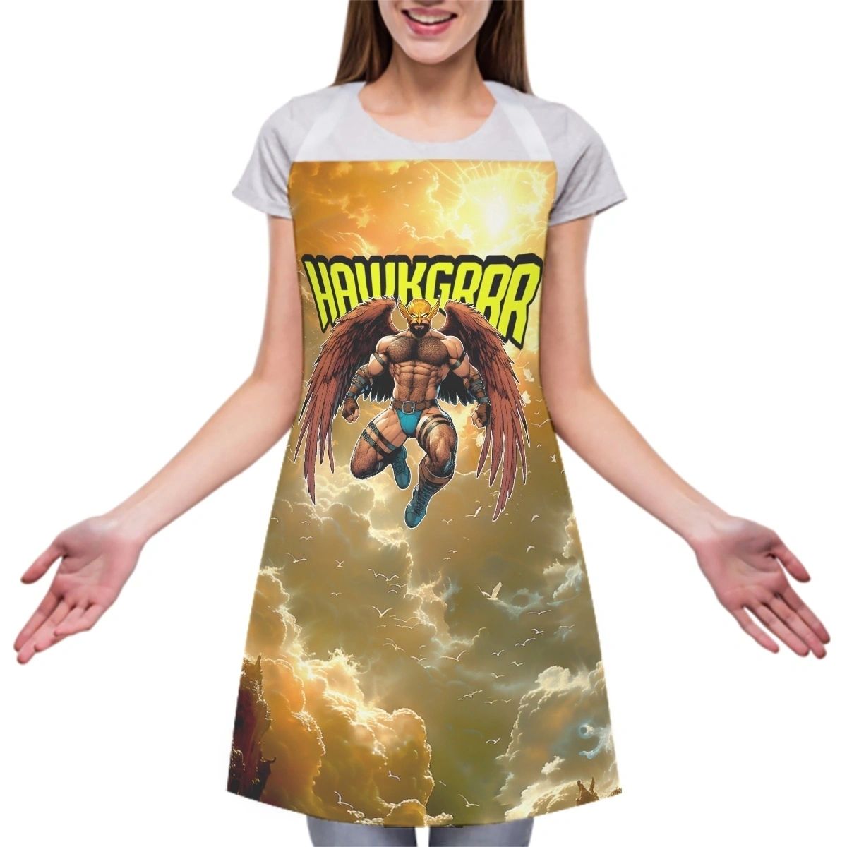 HAWK-GRRR APRON -OF THE SUPERGRRRRs SERIES