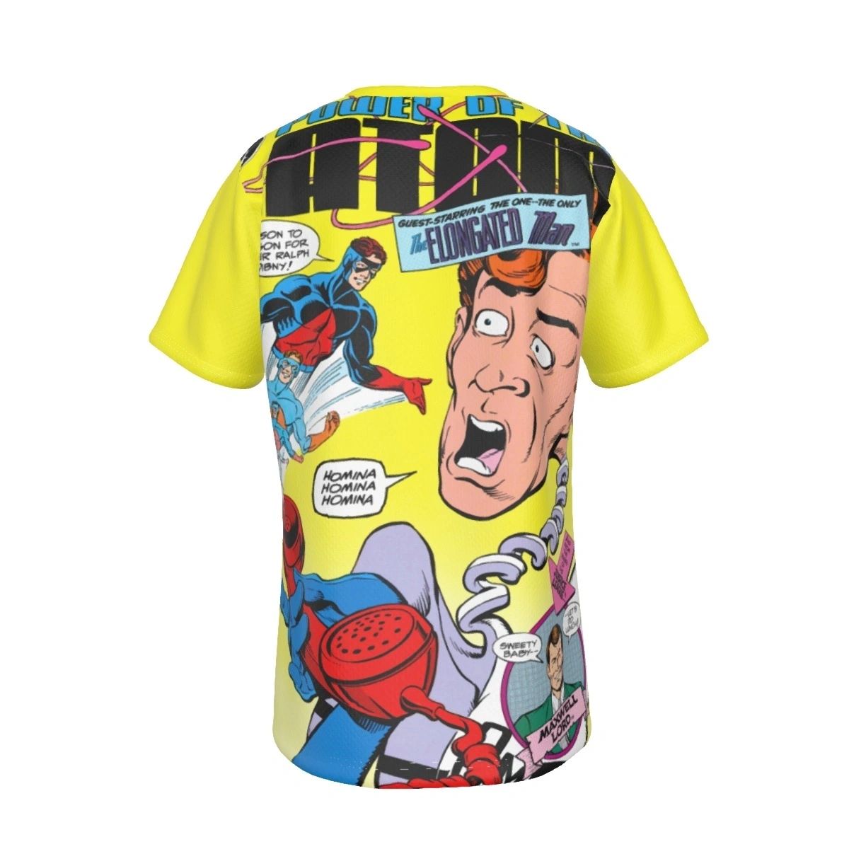 POWER OF THE ATOM 5 ALL OVER PRINT SHIRT AND TANK - ELONGATED MAN