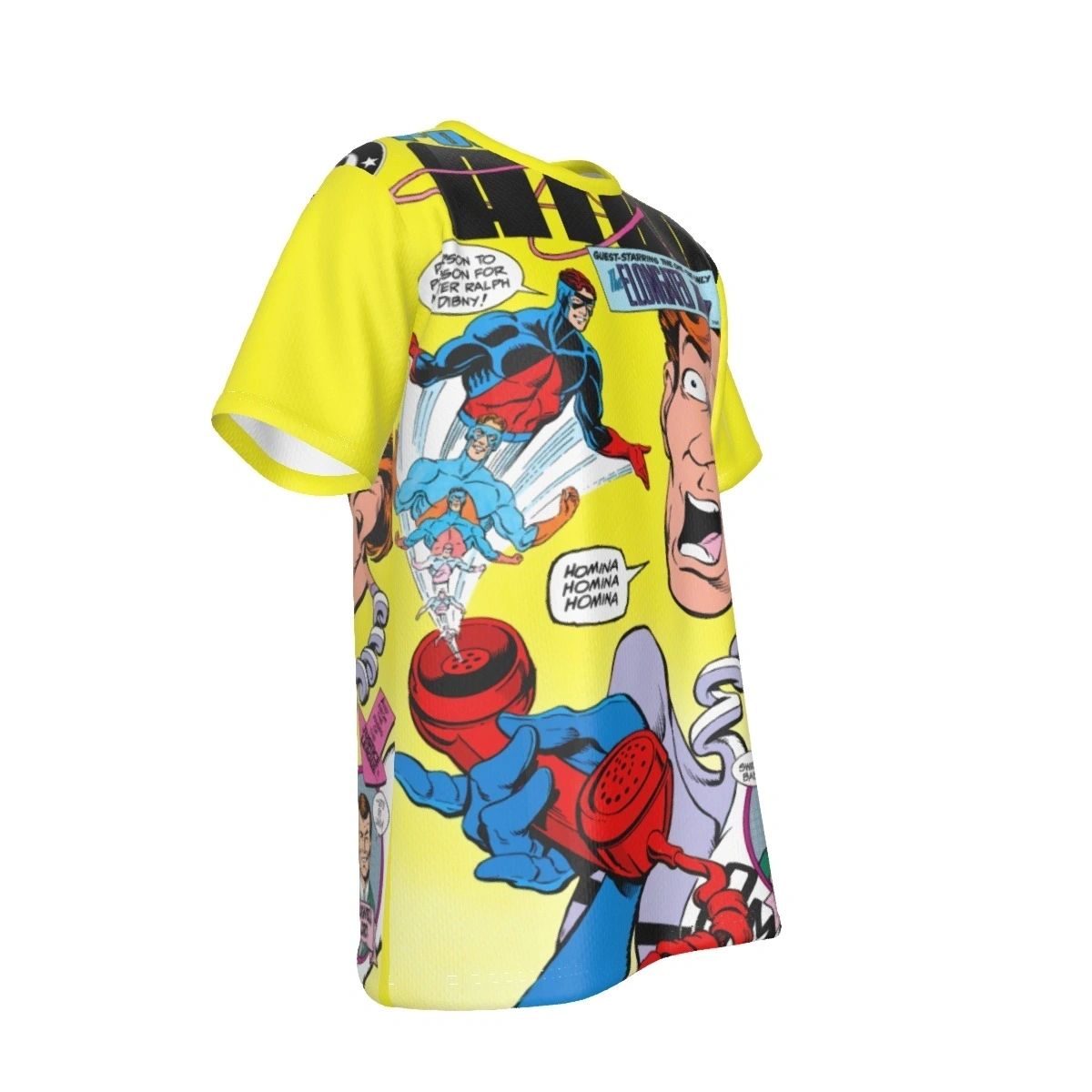 POWER OF THE ATOM 5 ALL OVER PRINT SHIRT AND TANK - ELONGATED MAN