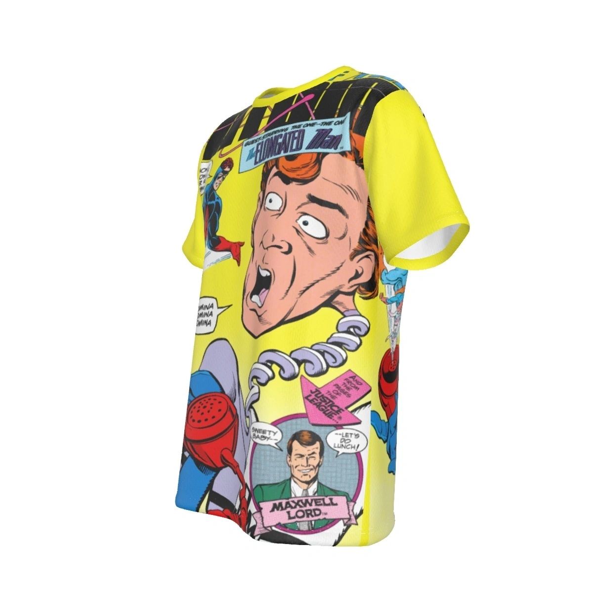 POWER OF THE ATOM 5 ALL OVER PRINT SHIRT AND TANK - ELONGATED MAN