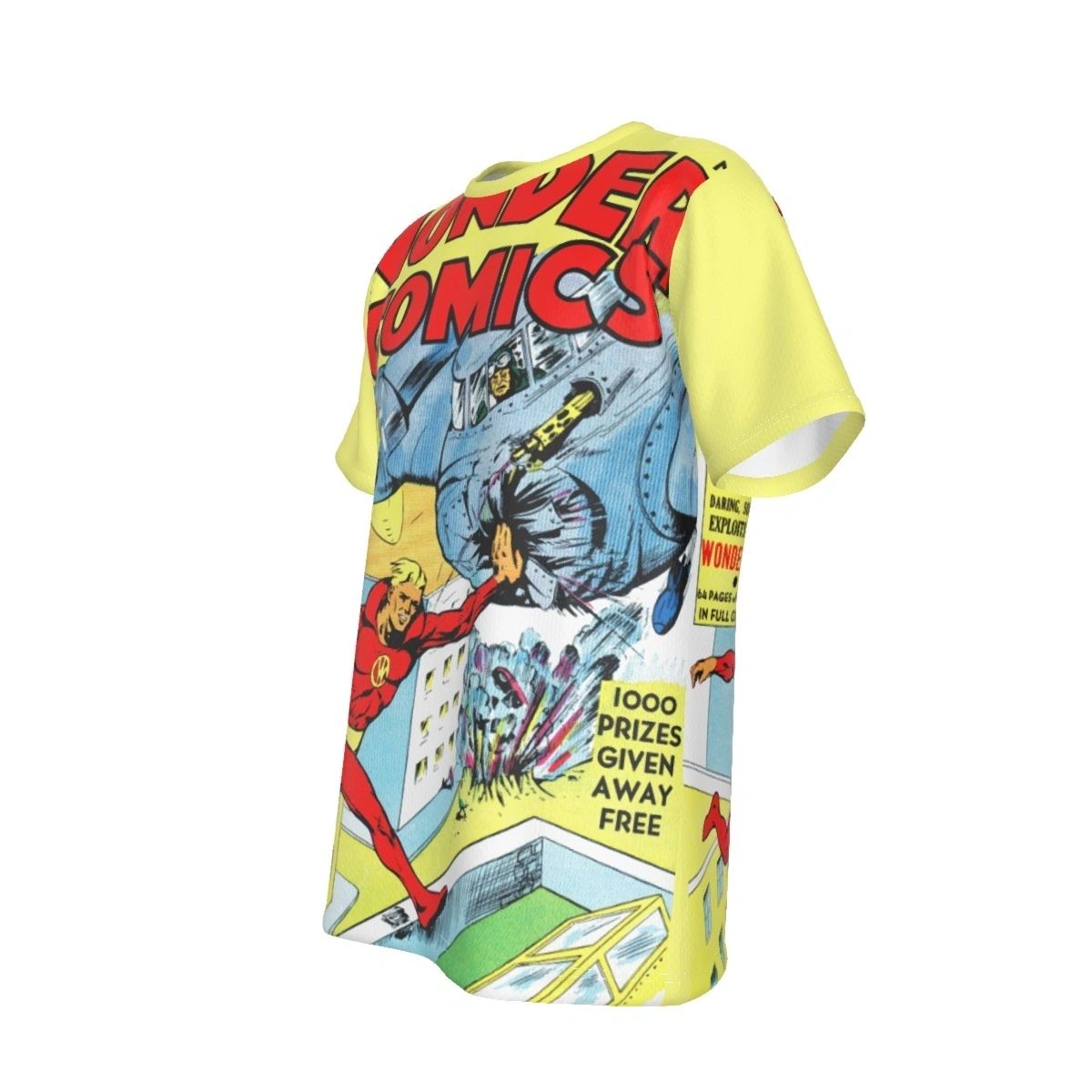 WONDER COMICS 1 ALL OVER PRINT SHIRT AND TANK