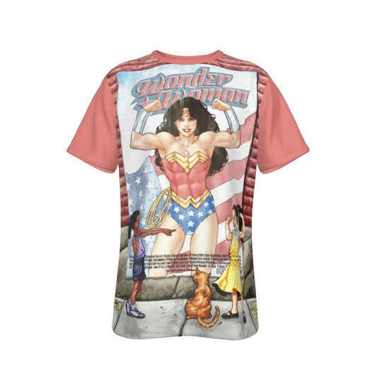 WONDER WOMAN 25 ALL OVER PRINT SHIRT AND TANK