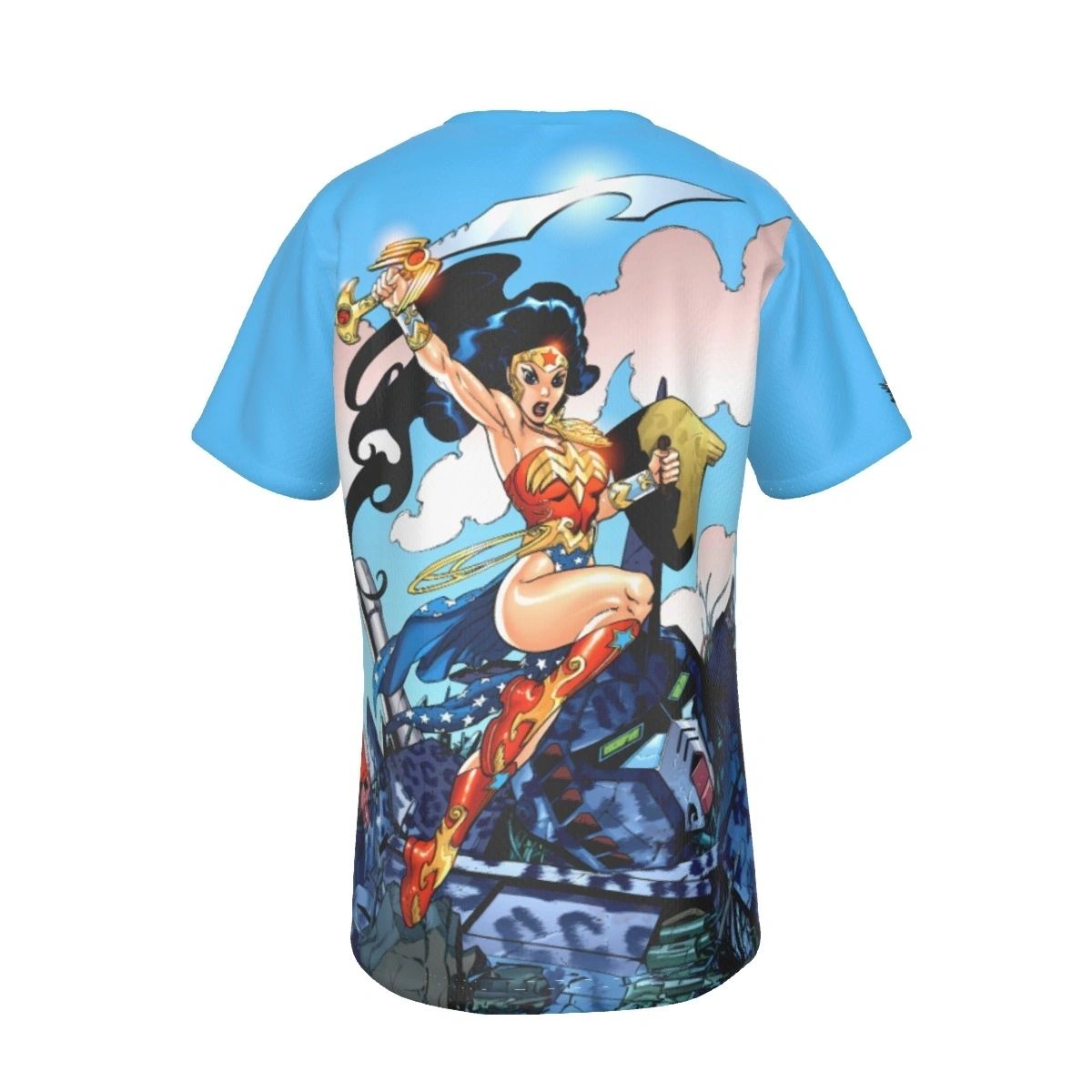 WONDER WOMAN 35 ALL OVER PRINT SHIRT AND TANK - ADAM HUGHS