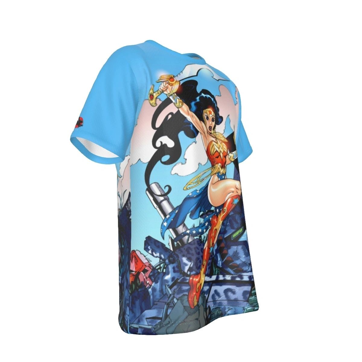 WONDER WOMAN 35 ALL OVER PRINT SHIRT AND TANK - ADAM HUGHS