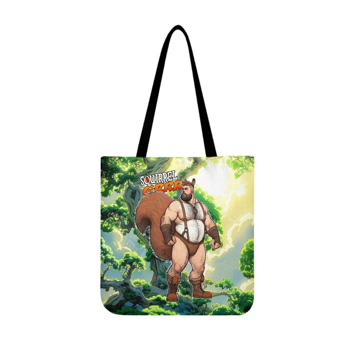 SQUIRREL-GRRR CLOTH TOTE BAG