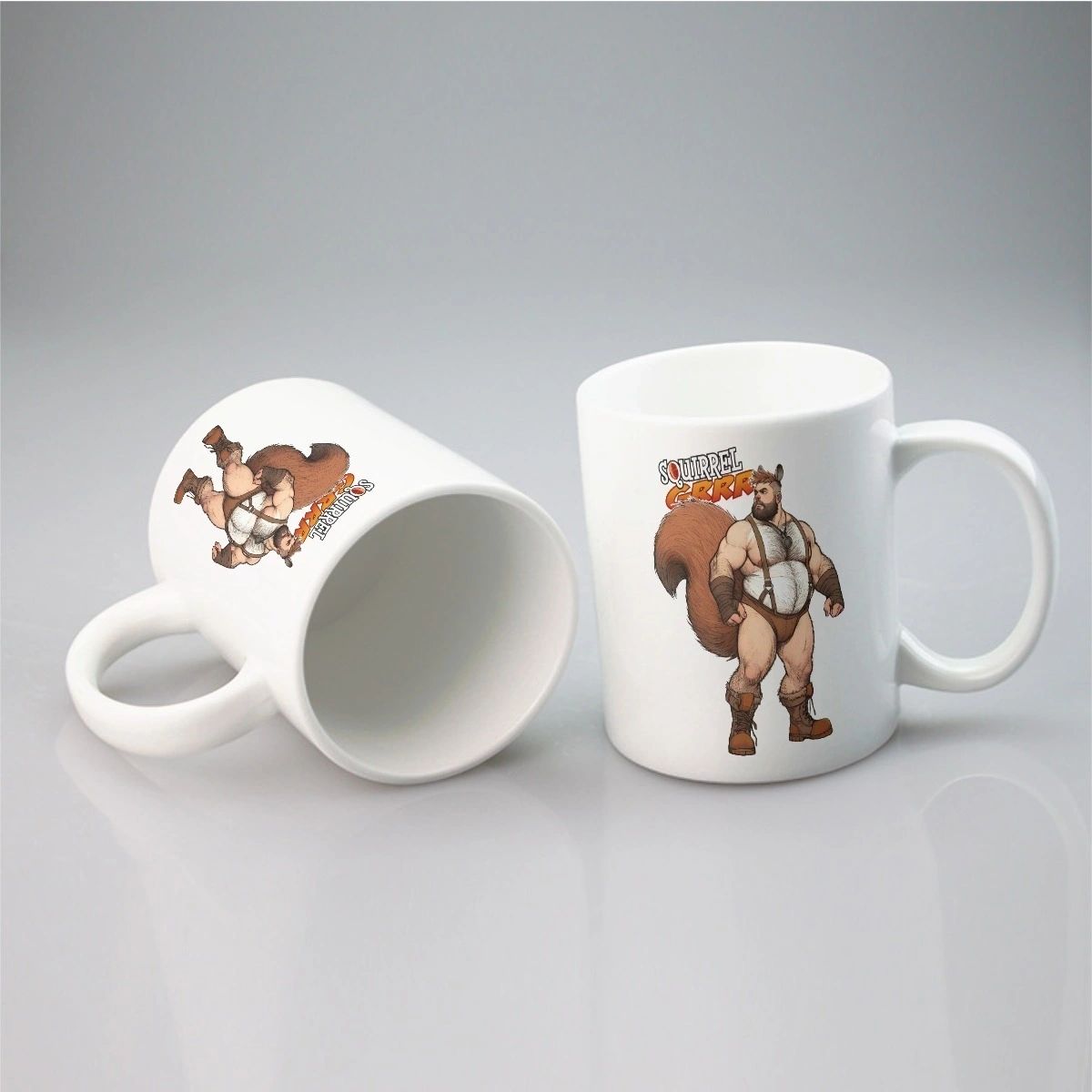 SQUIRREL-GRRR COFFEE MUG -OF THE SUPERGRRRRs SERIES