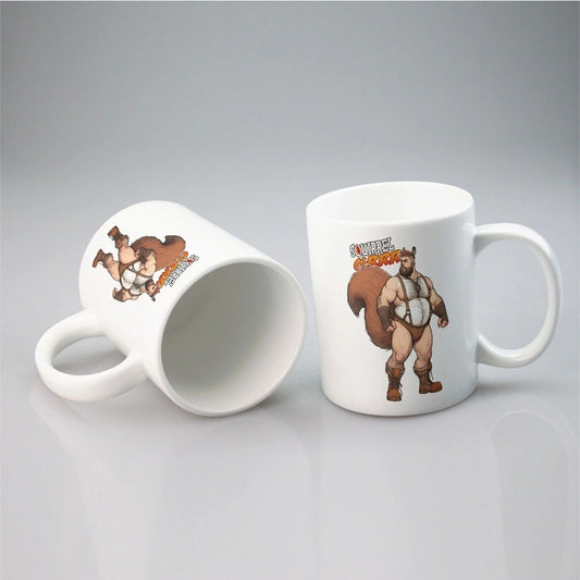 SQUIRREL-GRRR COFFEE MUG -OF THE SUPERGRRRRs SERIES
