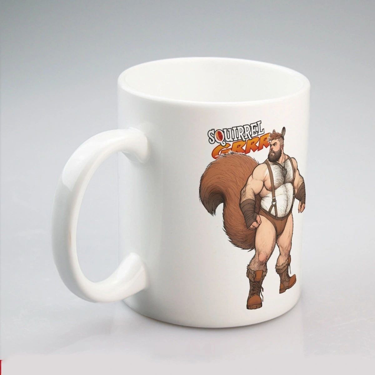 SQUIRREL-GRRR COFFEE MUG -OF THE SUPERGRRRRs SERIES