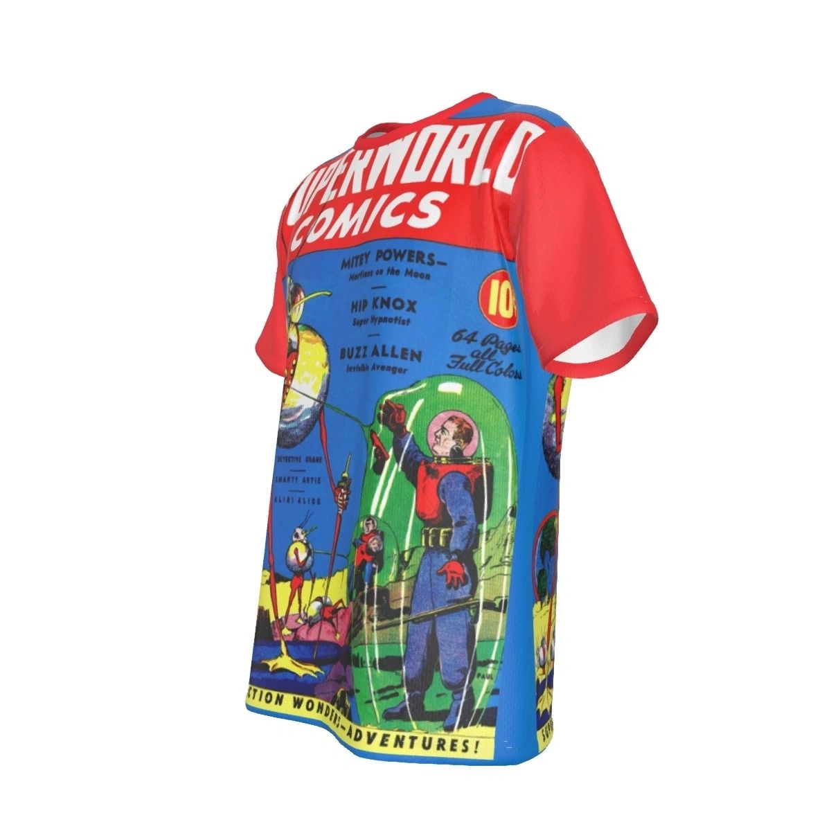 SUPERWORLD COMICS 1 ALL OVER PRINT SHIRT AND TANK