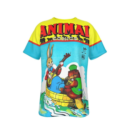 ANIMAL COMICS 12 EARTH ALL OVER PRINT SHIRT AND TANK
