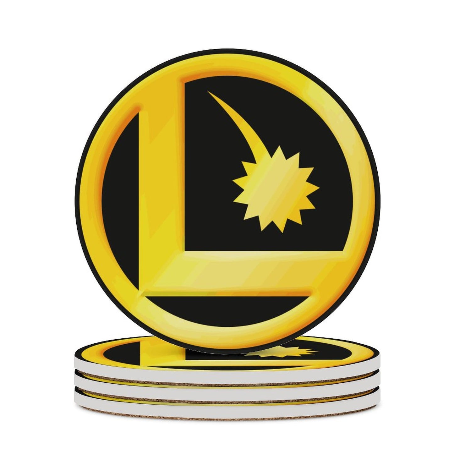 LEGION L CLASSIC LOGO Round Ceramic Coaster