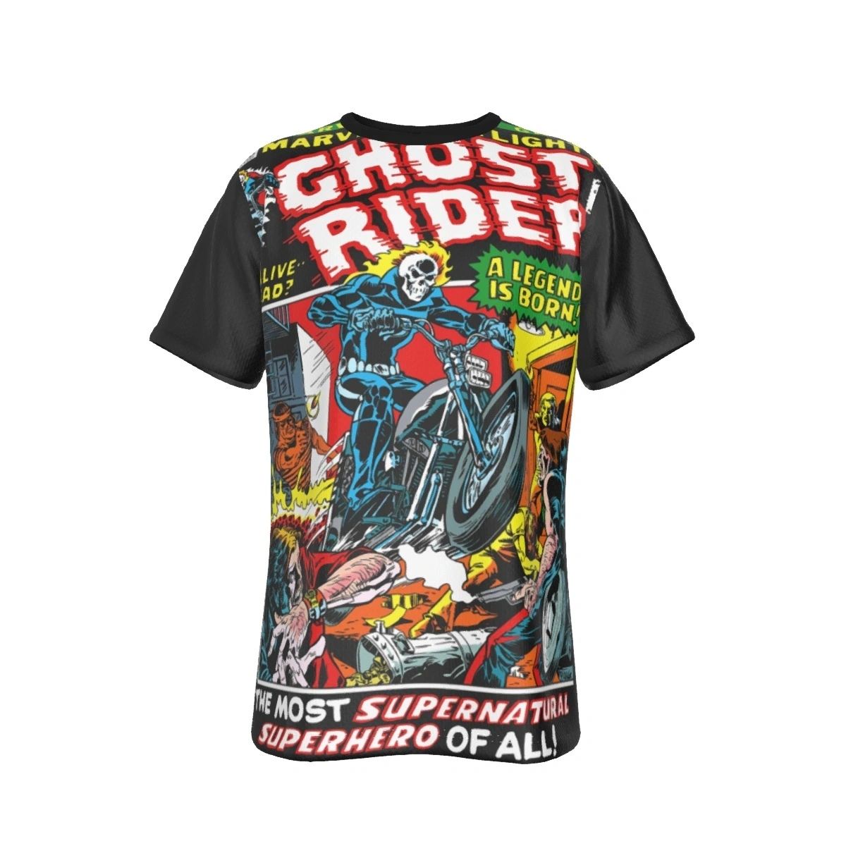 MARVE SPOTLIGHT 5 GHOST RIDER ALL OVER PRINT SHIRT AND TANK - SECRET SALE