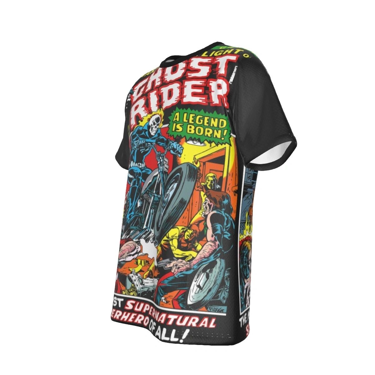 MARVE SPOTLIGHT 5 GHOST RIDER ALL OVER PRINT SHIRT AND TANK - SECRET SALE