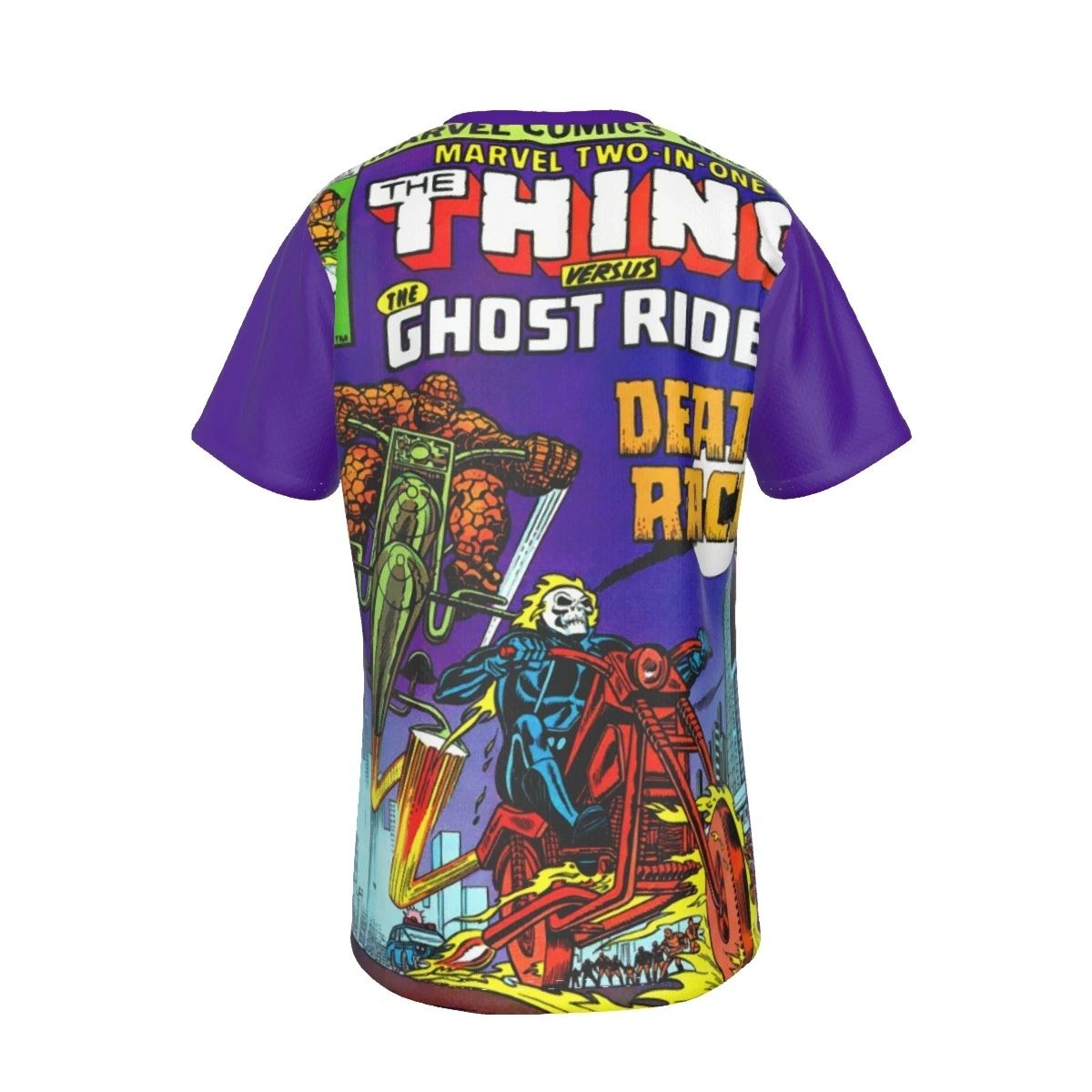 MARVE TWO-IN-ONE 80 GHOST RIDER ALL OVER PRINT SHIRT AND TANK - SECRET SALE THING