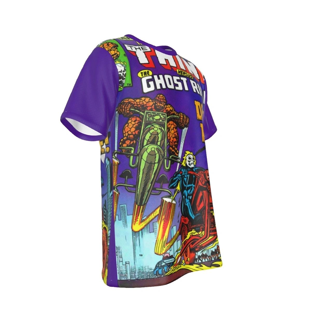 MARVE TWO-IN-ONE 80 GHOST RIDER ALL OVER PRINT SHIRT AND TANK - SECRET SALE THING