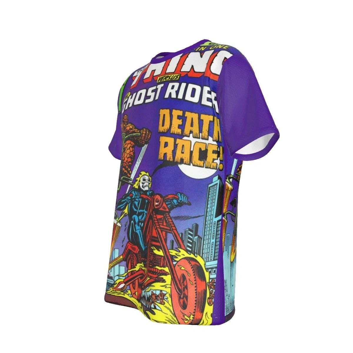 MARVE TWO-IN-ONE 80 GHOST RIDER ALL OVER PRINT SHIRT AND TANK - SECRET SALE THING