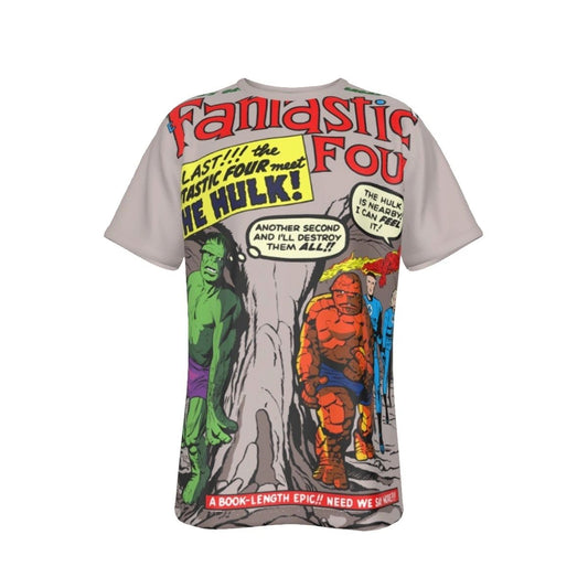 FANTASTIC FOUR 12 ALL OVER PRINT SHIRT AND TANK - SECRET SALE WITH HULK