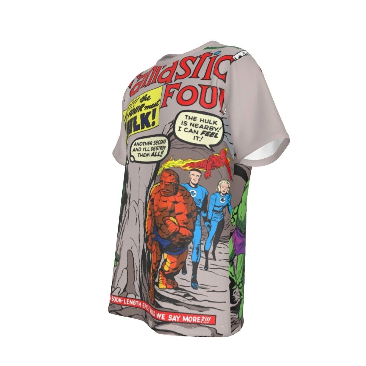FANTASTIC FOUR 12 ALL OVER PRINT SHIRT AND TANK - SECRET SALE WITH HULK