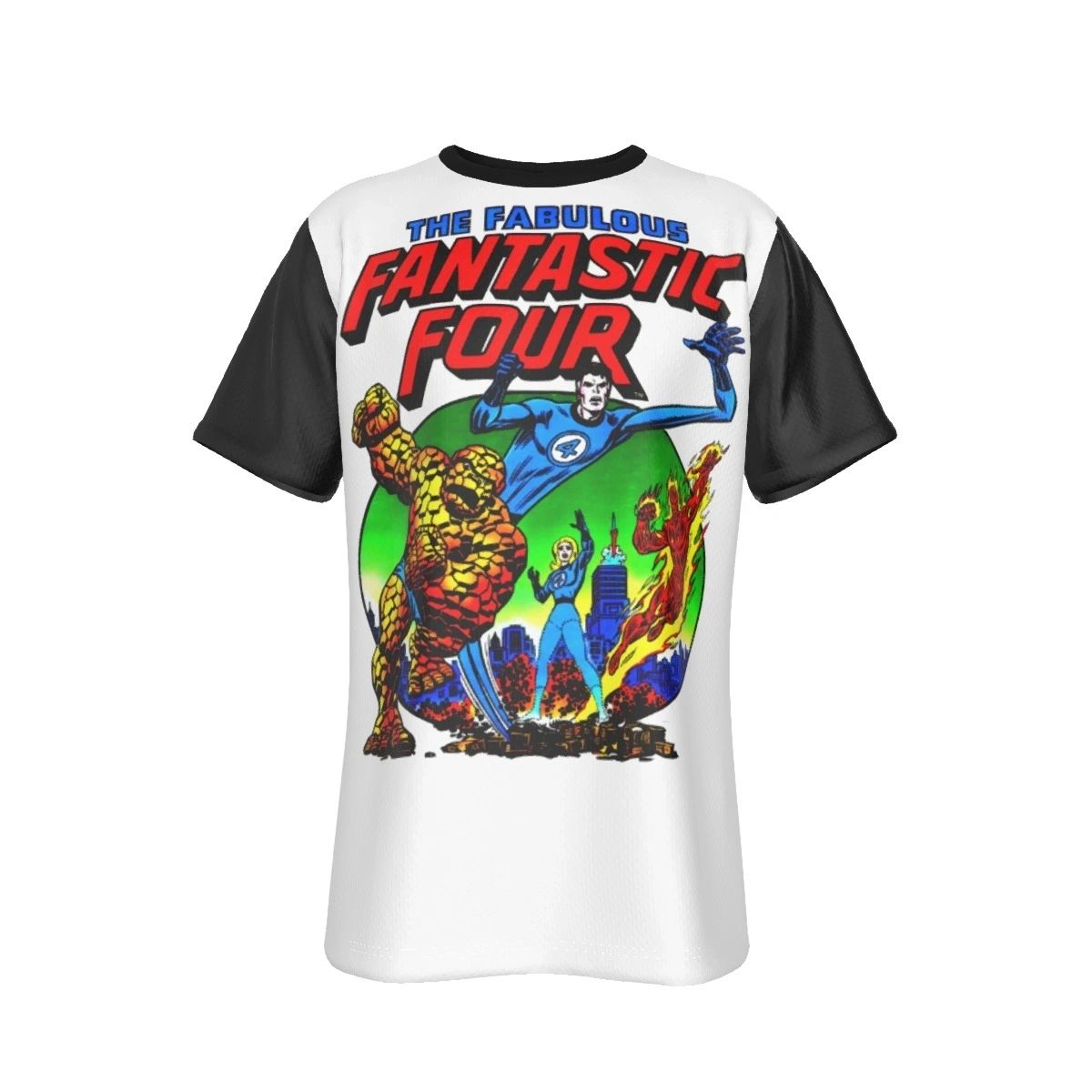 FANTASTIC FOUR ALL OVER PRINT SHIRT AND TANK