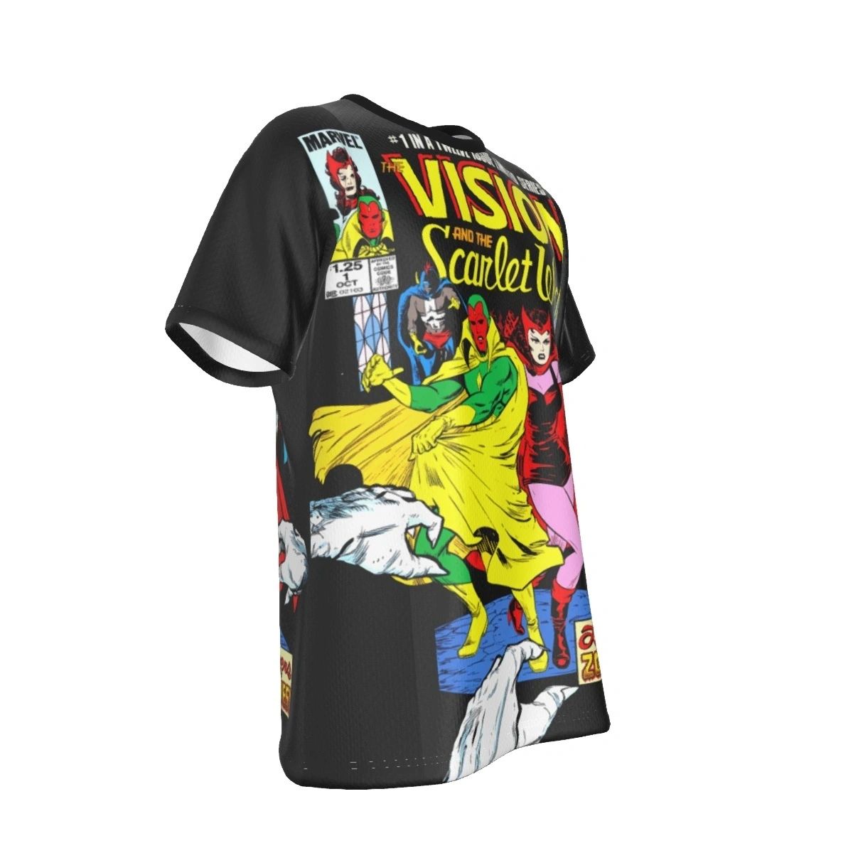 THE VISION AND SCARLET WITCH 1 COVER ALL OVER PRINT SHIRT AND TANK