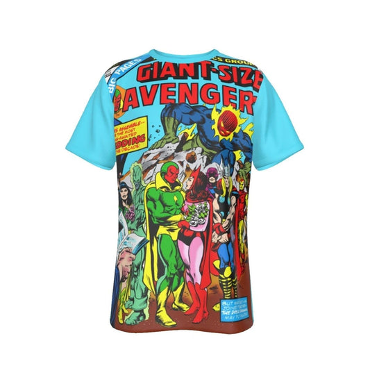 GIANT SIZED AVENGERS 4 COVER ALL OVER PRINT SHIRT AND TANK - VISION