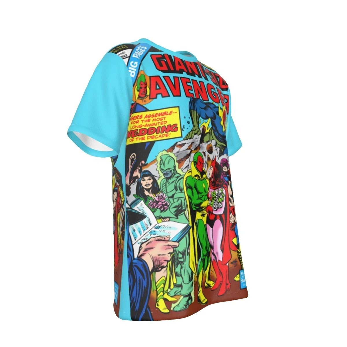 GIANT SIZED AVENGERS 4 COVER ALL OVER PRINT SHIRT AND TANK - VISION