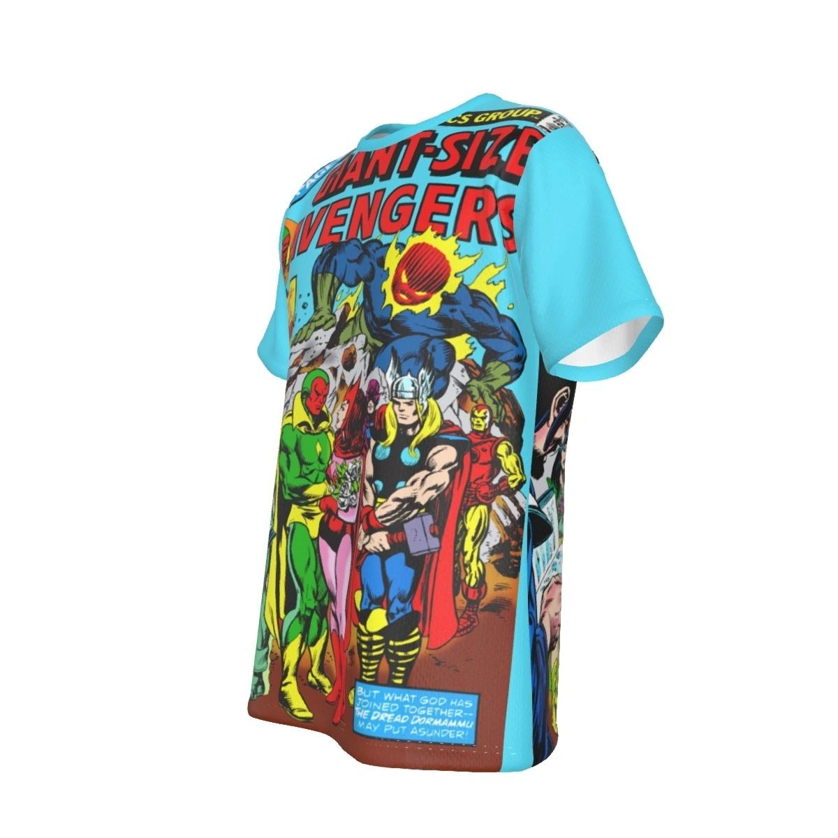 GIANT SIZED AVENGERS 4 COVER ALL OVER PRINT SHIRT AND TANK - VISION