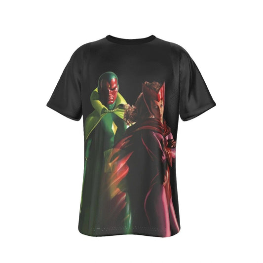 VISION AND SCARLET WITCH ALL OVER PRINT SHIRT AND TANK TPB