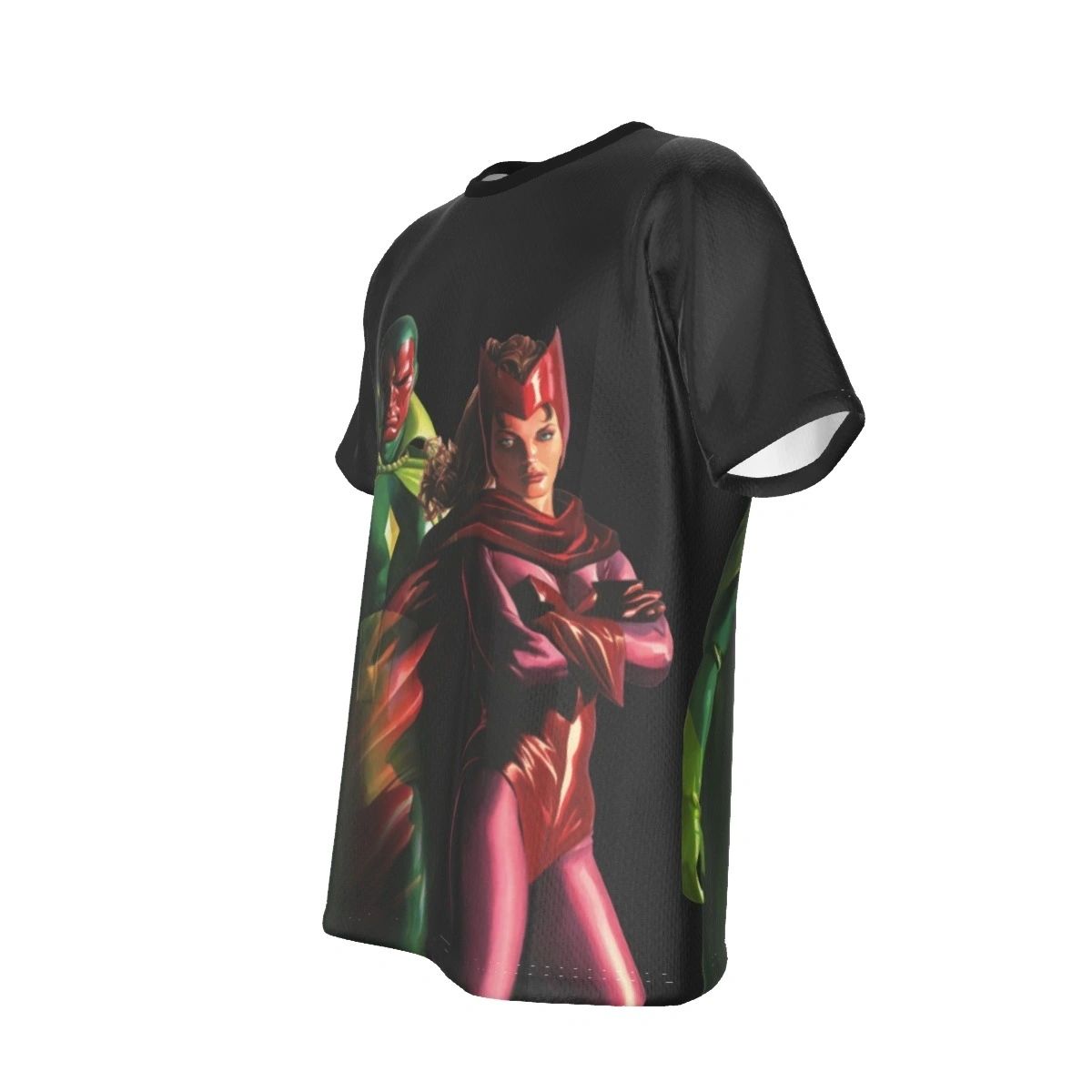 VISION AND SCARLET WITCH ALL OVER PRINT SHIRT AND TANK TPB