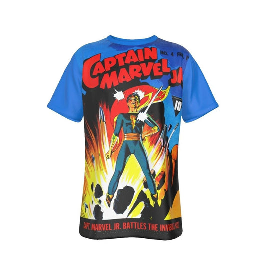 CAPTAIN MARVEL JR 4 ALL OVER PRINT SHIRT AND TANK
