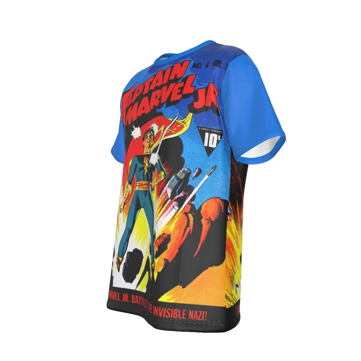 CAPTAIN MARVEL JR 4 ALL OVER PRINT SHIRT AND TANK