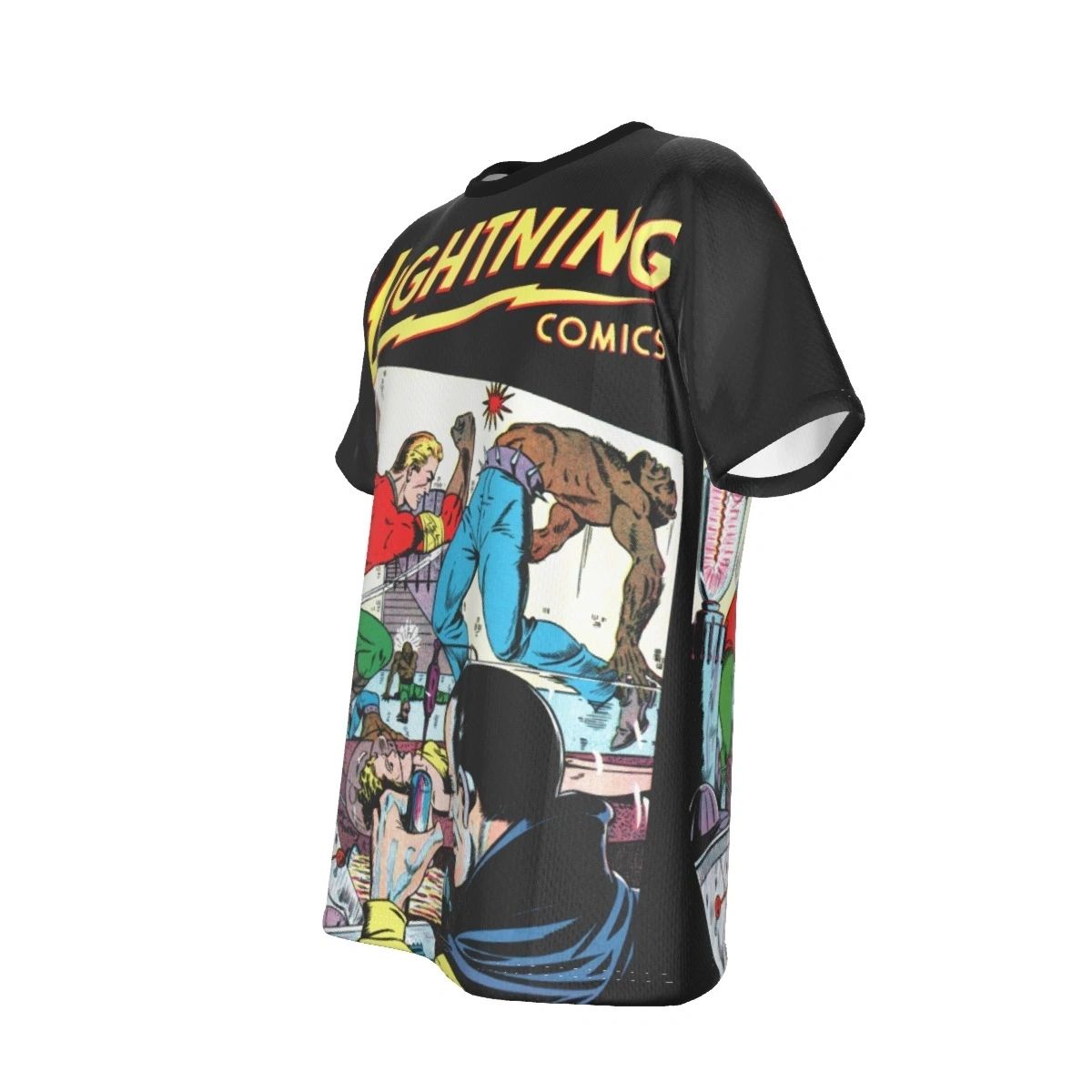 LIGHTNING COMICS ALL OVER PRINT SHIRT AND TANK
